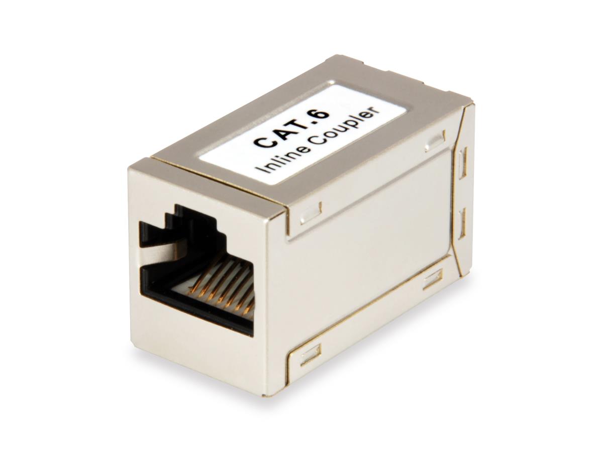 121179 RJ45 Inline Coupler F/F Cat.6 full shielded. thumbnail