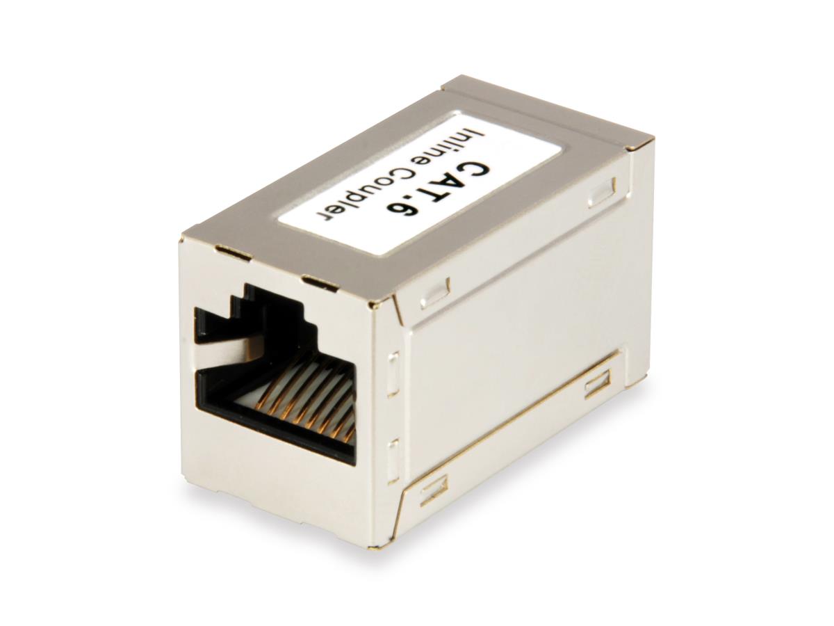121179 RJ45 Inline Coupler F/F Cat.6 full shielded. thumbnail