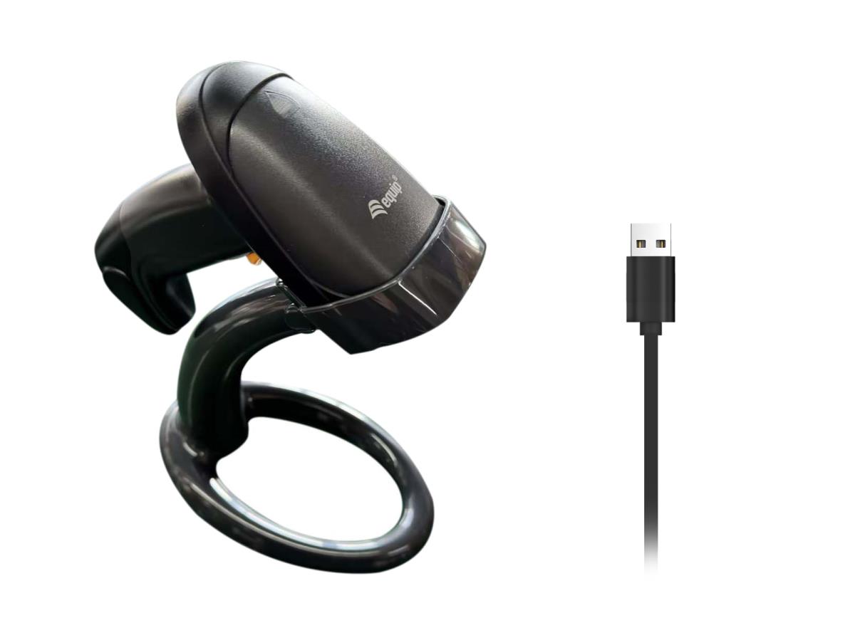 EU Product - Wireless 1D Laser Barcode Scanner With Stand thumbnail