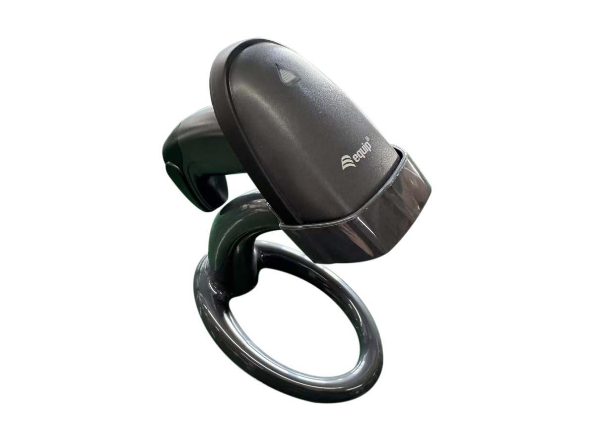 EU Product - Barcode Handscanner 2D Laser mit Halterung 2.4GHz sw - Hand Scanner thumbnail