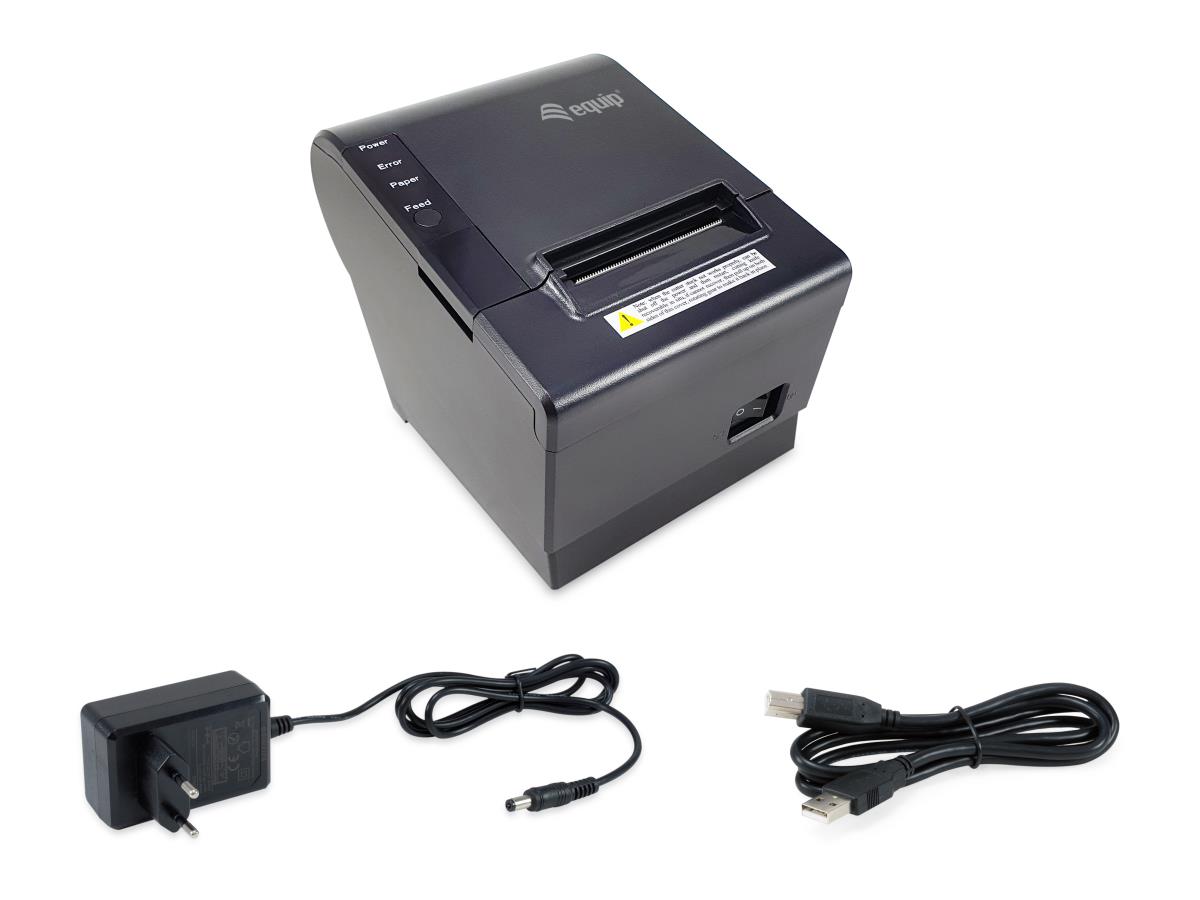 EU Product - Thermodrucker 58mm USB/RJ11/Ethernet schwarz - POS printer - Thermal Transfer thumbnail