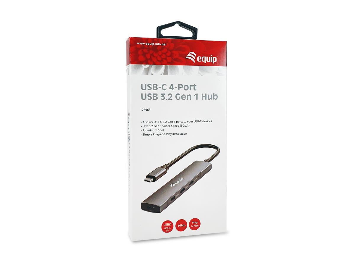 EU Product - 4-Port USB-C3.2-Hub->4xUSB-C 3.2                 5Gbps thumbnail