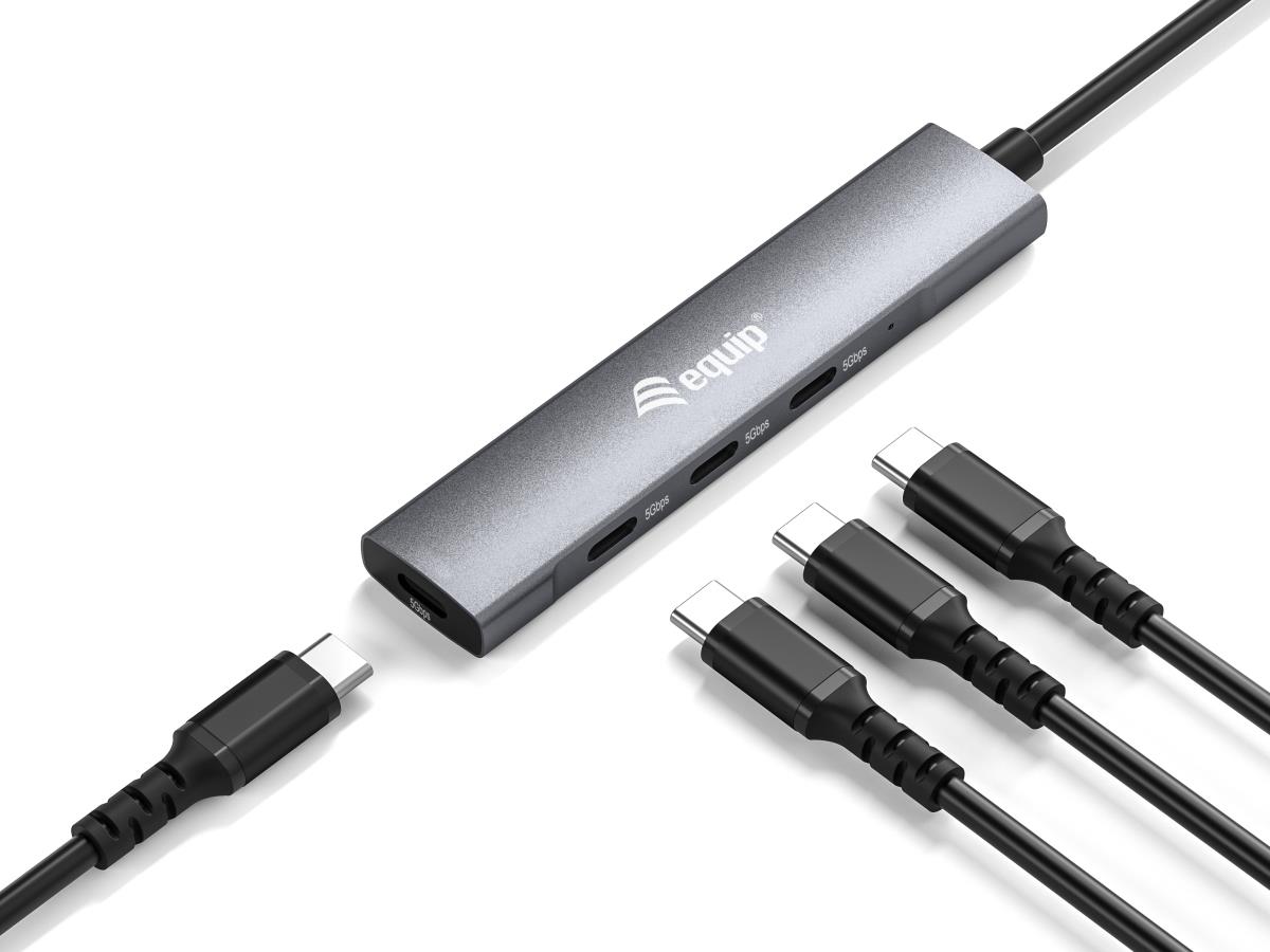 EU Product - 4-Port USB-C3.2-Hub->4xUSB-C 3.2                 5Gbps thumbnail