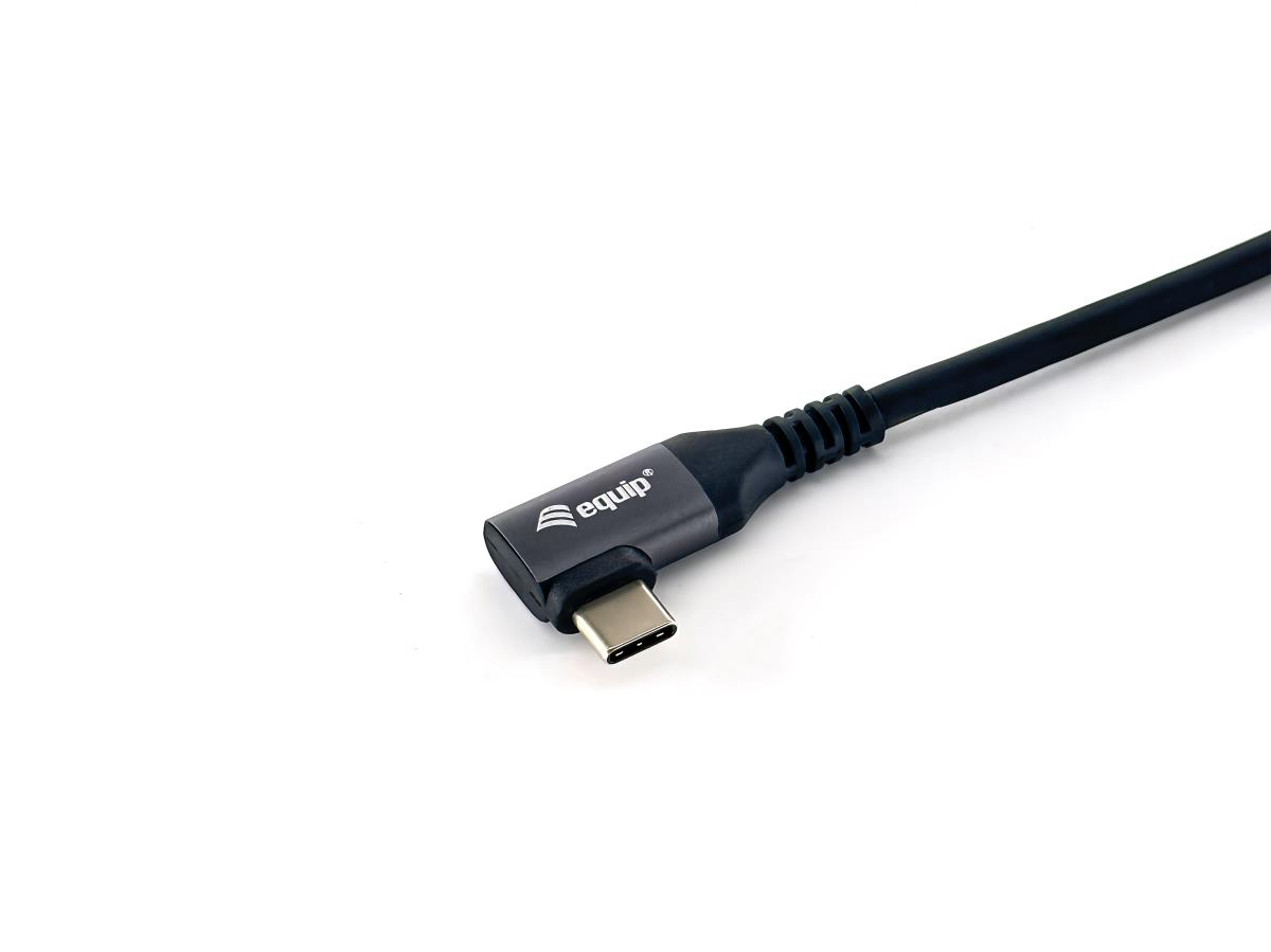 EU Product - Kabel USB-C2.0->C 90�      PD100W St/St  1.00m schwarz thumbnail