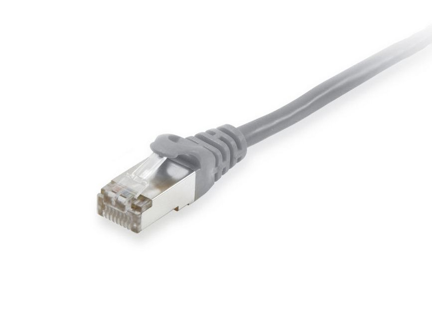 EU Product - Patchkabel Cat6A      S/FTP 2xRJ45  1.50m    grau LSZH Polybeutel thumbnail