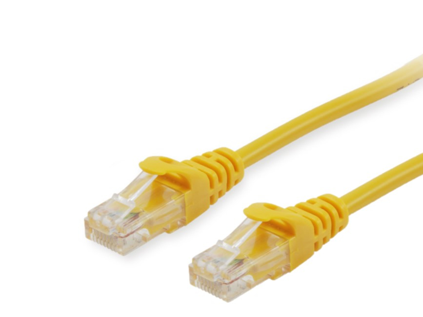 EU Product - Patchkabel Cat6A      U/UTP 2xRJ45  0.15m    gelb LSZH Polybeutel thumbnail