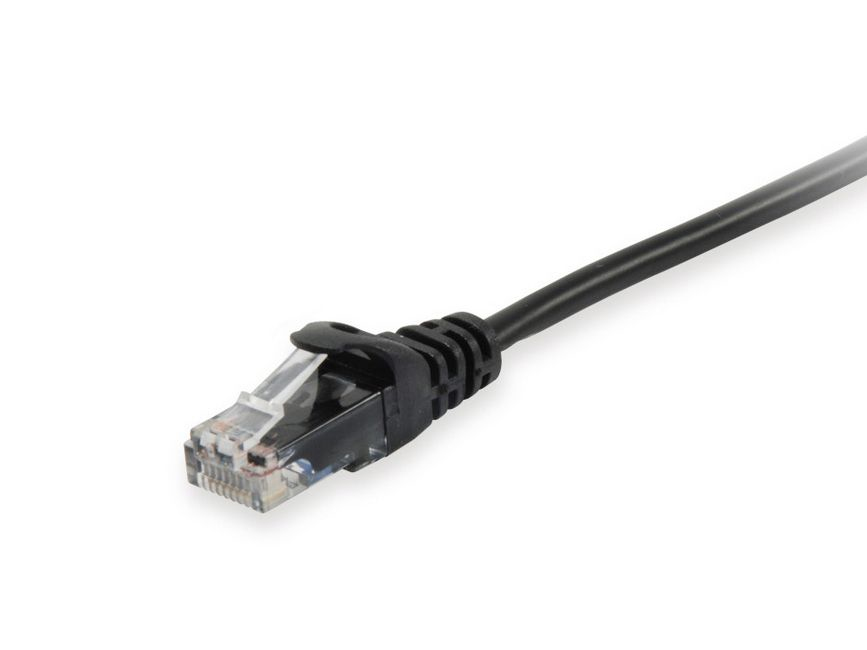 EU Product - Patchkabel Cat6A      U/UTP 2xRJ45 20.00m schwarz LSZH Polybeutel thumbnail