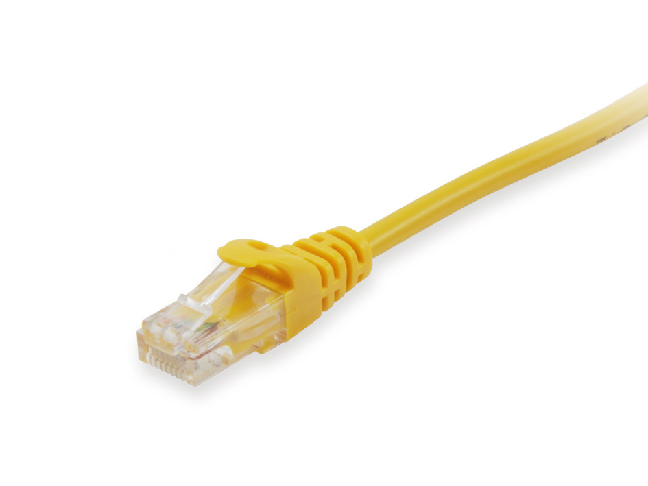 EU Product - Patchkabel Cat6A      U/UTP 2xRJ45  0.25m    gelb LSZH Polybeutel thumbnail