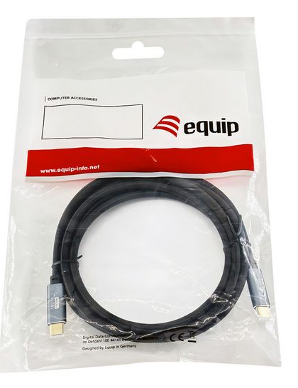 EU Product - Kabel USB-C3.2->C Gen2 4K  PD100W St/St  3.00m schwarz thumbnail