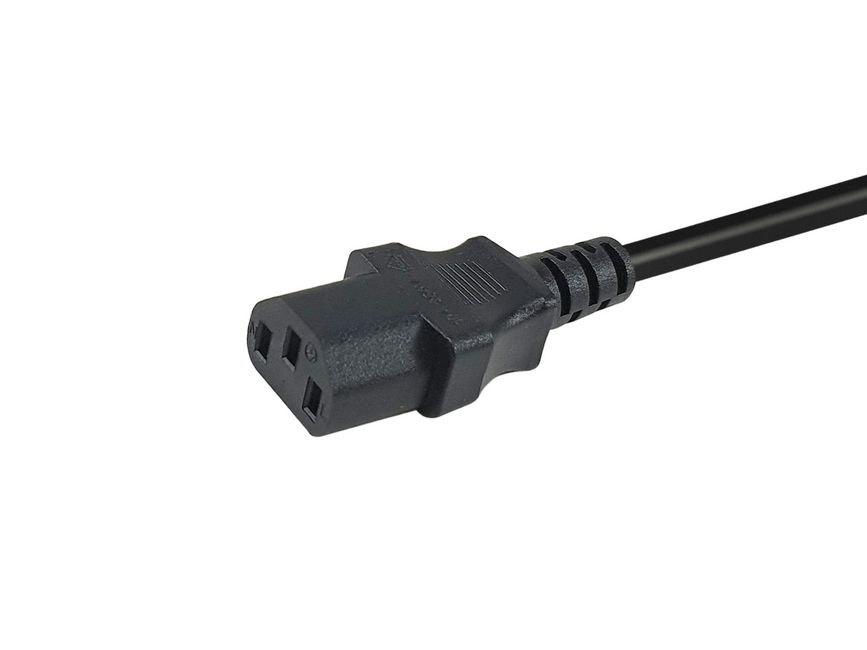 EU Product - Stromkabel CEE 7/7    ->C13 St/Bu   schwarz  3.00m PVC thumbnail