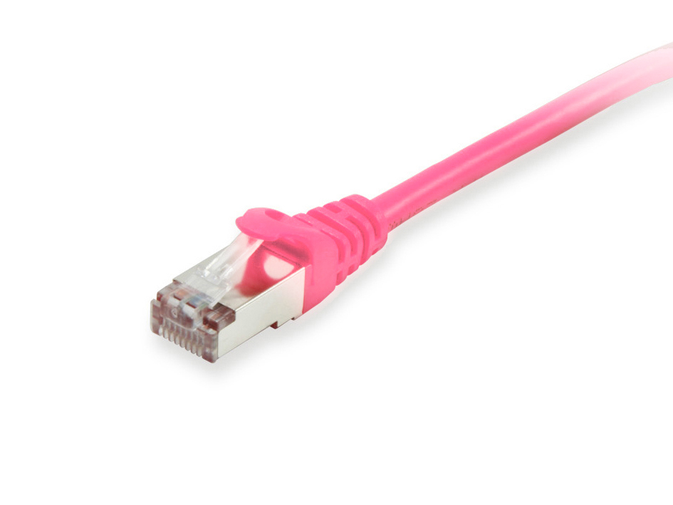 EU Product - Patchkabel Cat6       S/FTP 2xRJ45 50.00m    pink LSZH Polybeutel thumbnail