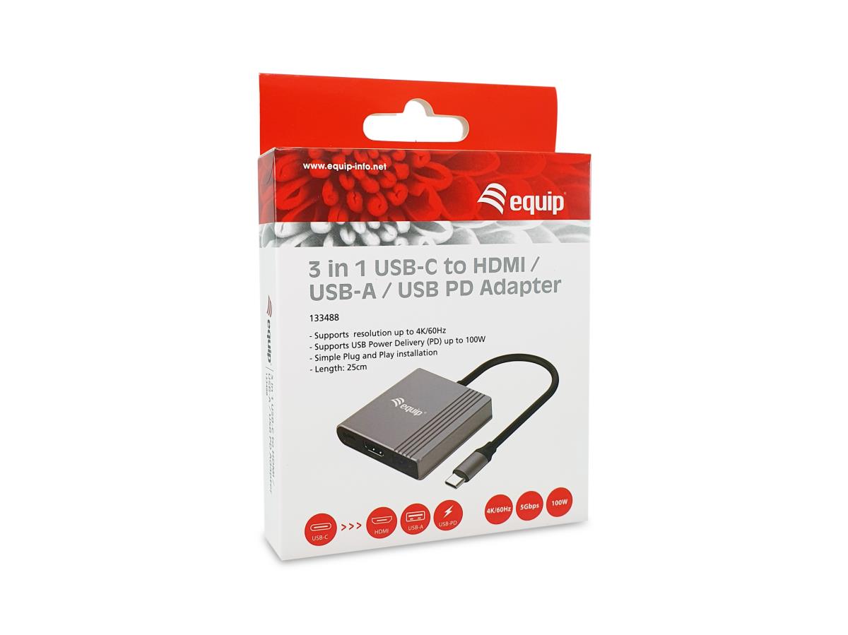EU Product - 3 In 1 Us-C o Hdmi / Us- thumbnail