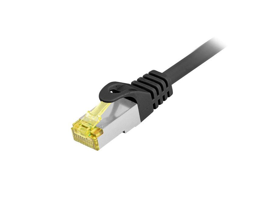 EU Product - Patchkabel Cat6A Outd.S/FTP 2xRJ45  2.00m schwarz LSZH Polybeutel thumbnail