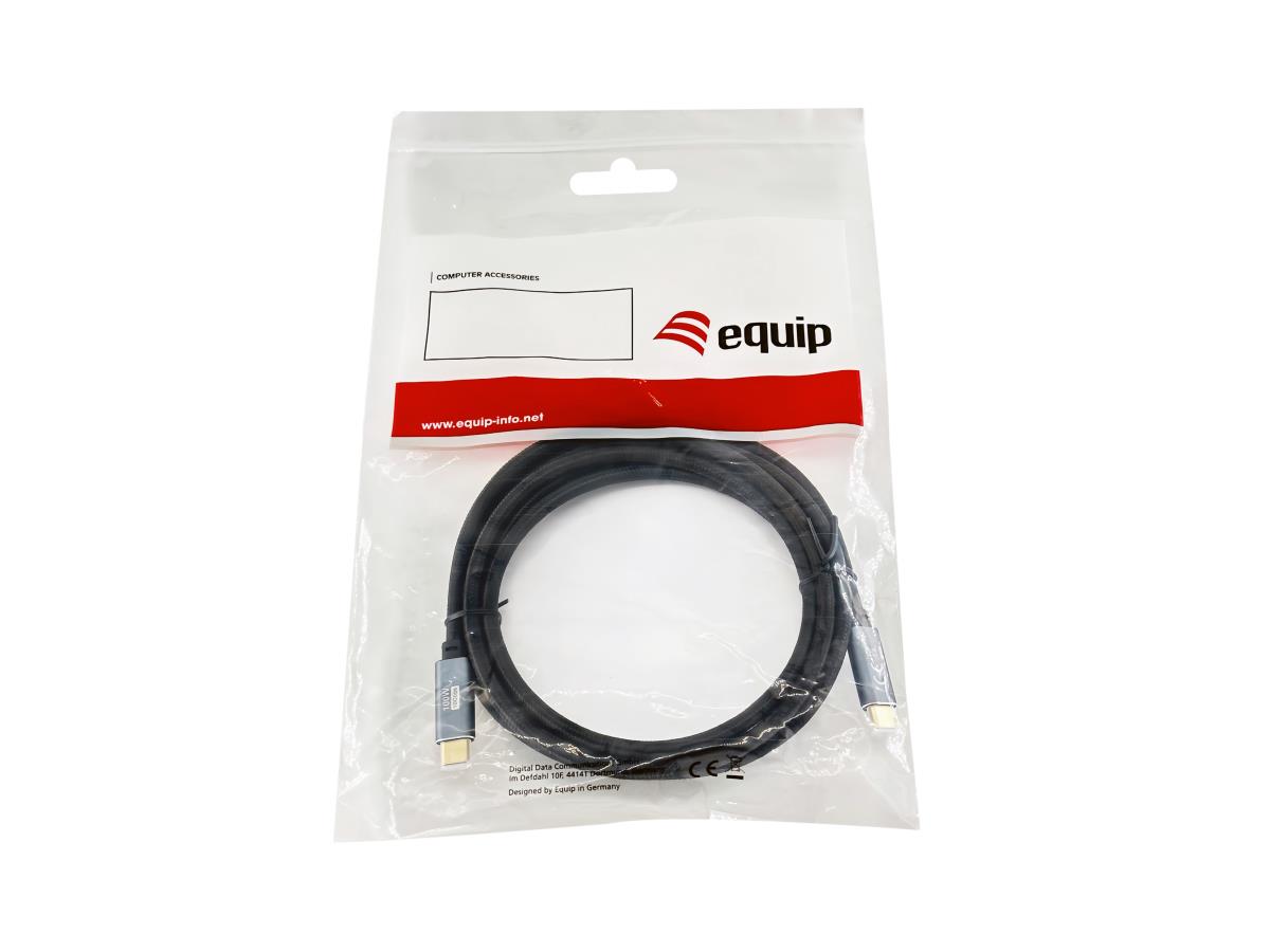 EU Product - Kabel USB-C3.2->C Gen2 4K  PD100W St/St  2.00m schwarz thumbnail