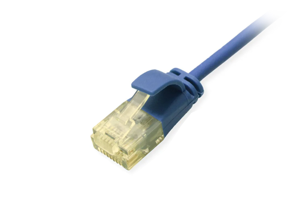 EU Product - Patchkabel Cat6A SlimFlex U/UTP 0.50m blau LSZH 2xRJ45 Polybeutel thumbnail