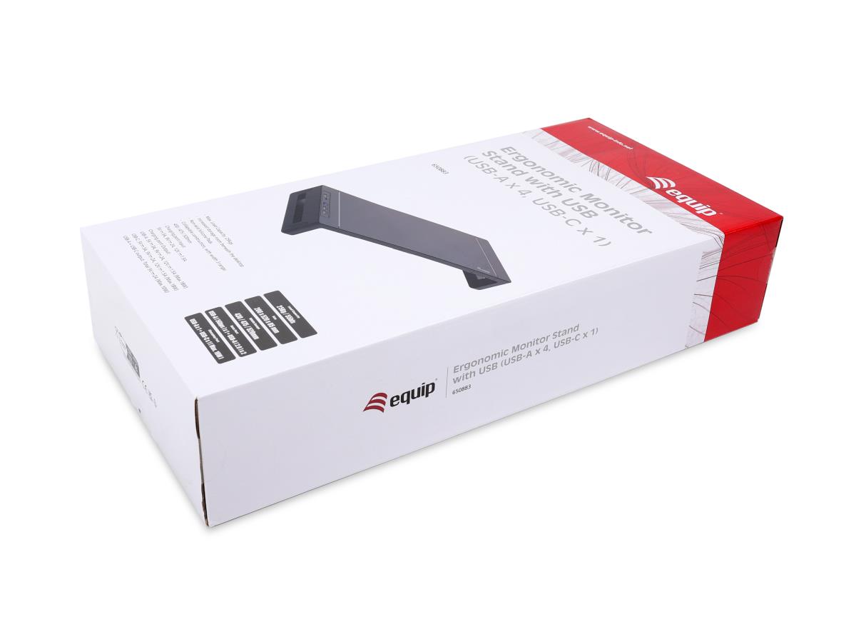 EU Product - Monitortischerh�hung 4xUSB-A/USB-C/+      25Kg schwarz thumbnail