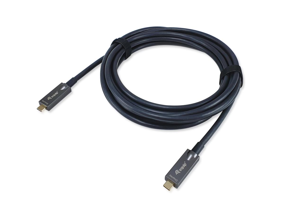 119461 USB C to C Active Optical Cable; 5m; 4K/60Hz; Video+Data+PD thumbnail