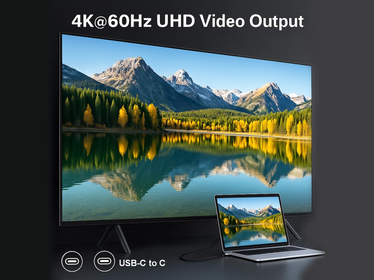 EU Product - Kabel USB-C3.2->C Gen2x2   PD240W St/St  2.00m schwarz thumbnail