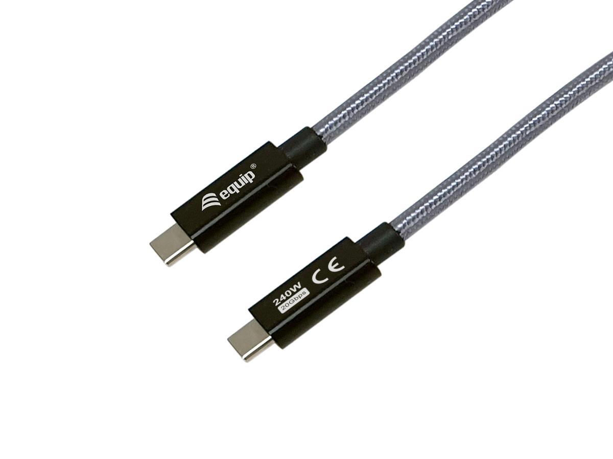 EU Product - Kabel USB-C3.2->C Gen2x2   PD240W St/St  3.00m schwarz thumbnail