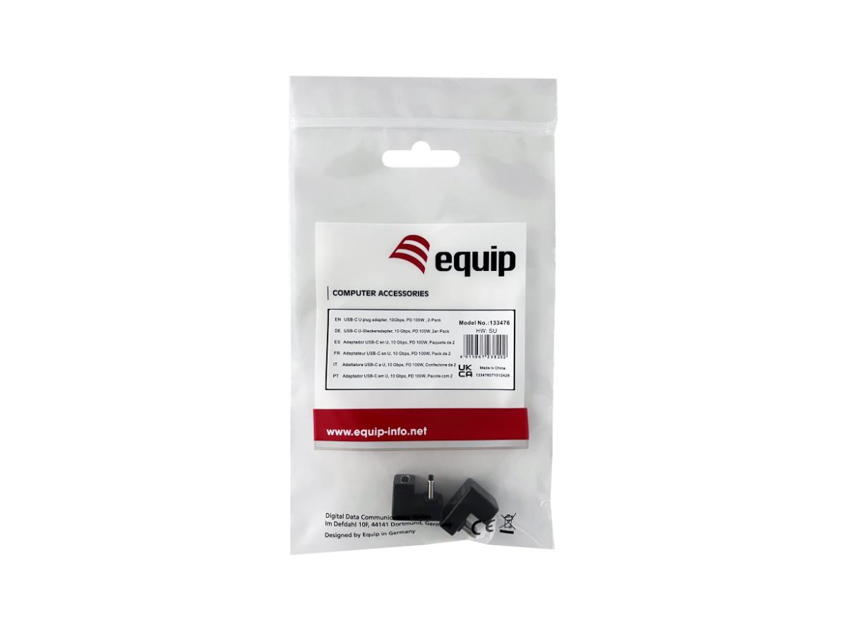 EU Product - Adapter USB-C->USB-C 180�          10Gbps PD 100W 2Stk thumbnail