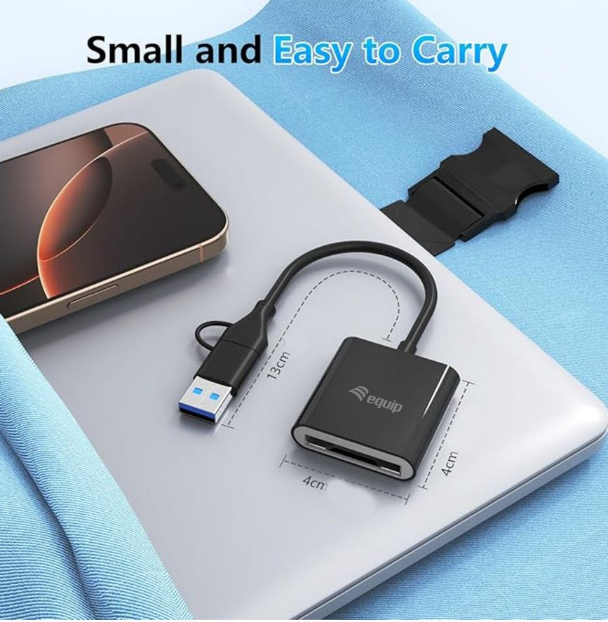 EU Product - Kartenleser CFexpress Type B USB-C/-A Adapt.    10Gbps thumbnail