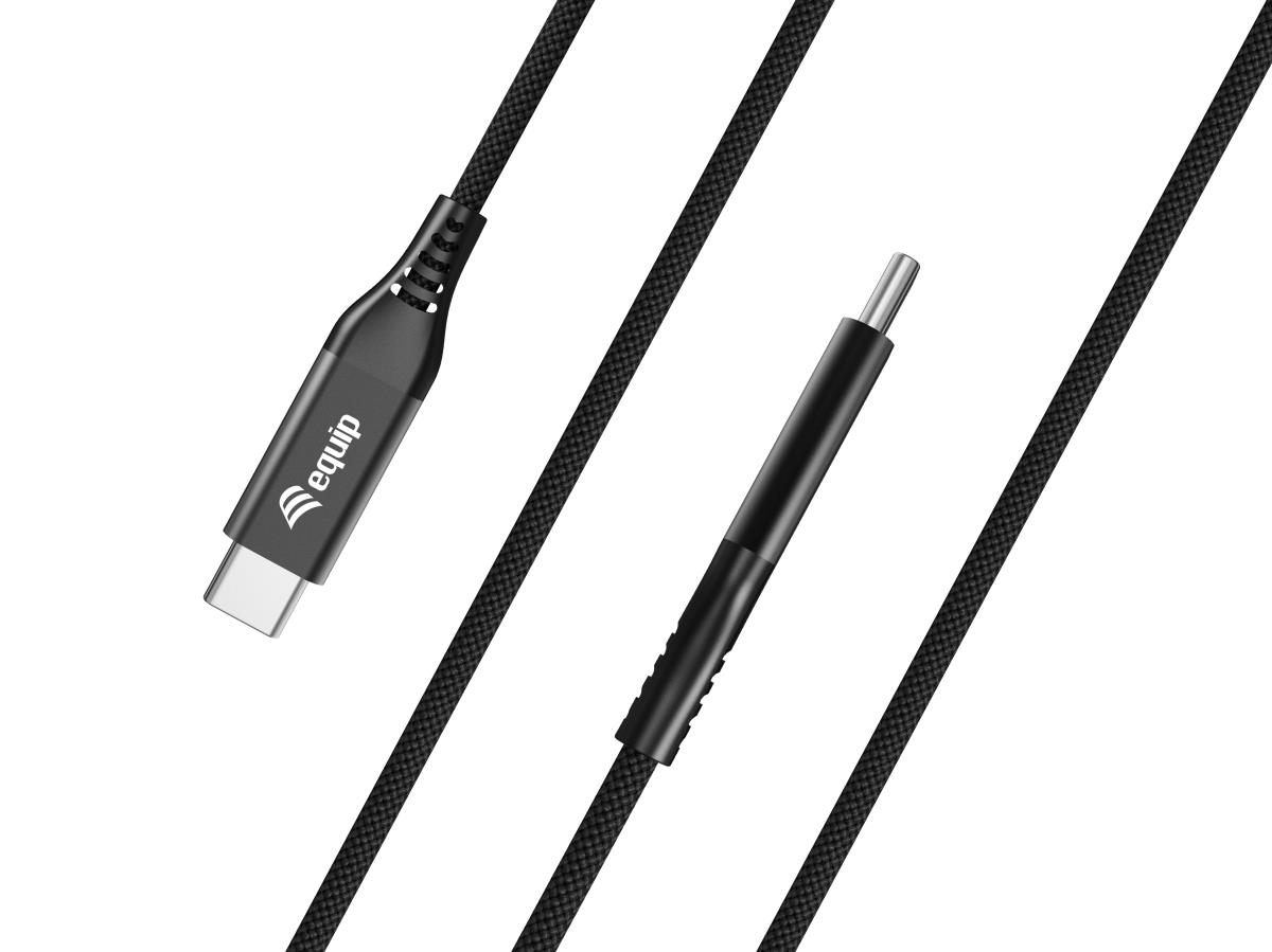 EU Product - Kabel USB-C4.0->C Slim     PD240W St/St  1.20m schwarz thumbnail