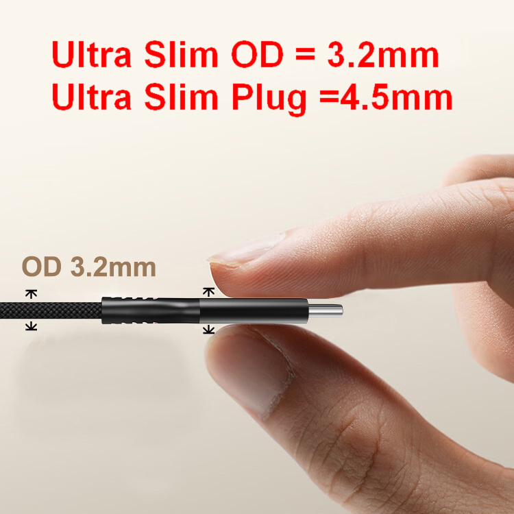 EU Product - Kabel USB-C4.0->C Slim     PD240W St/St  1.20m schwarz thumbnail