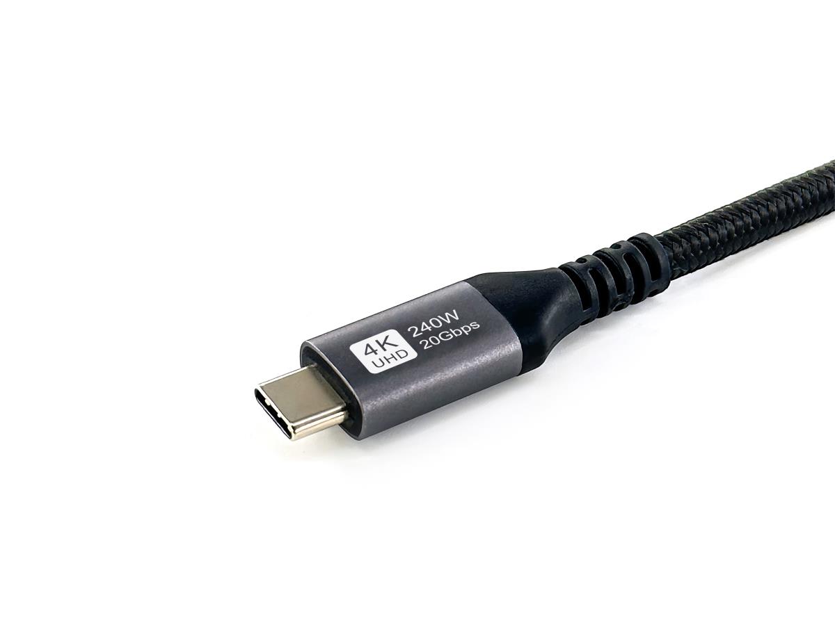 EU Product - Kabel USB-C4.0->C Gen2x2   PD100W St/St  3.00m schwarz thumbnail