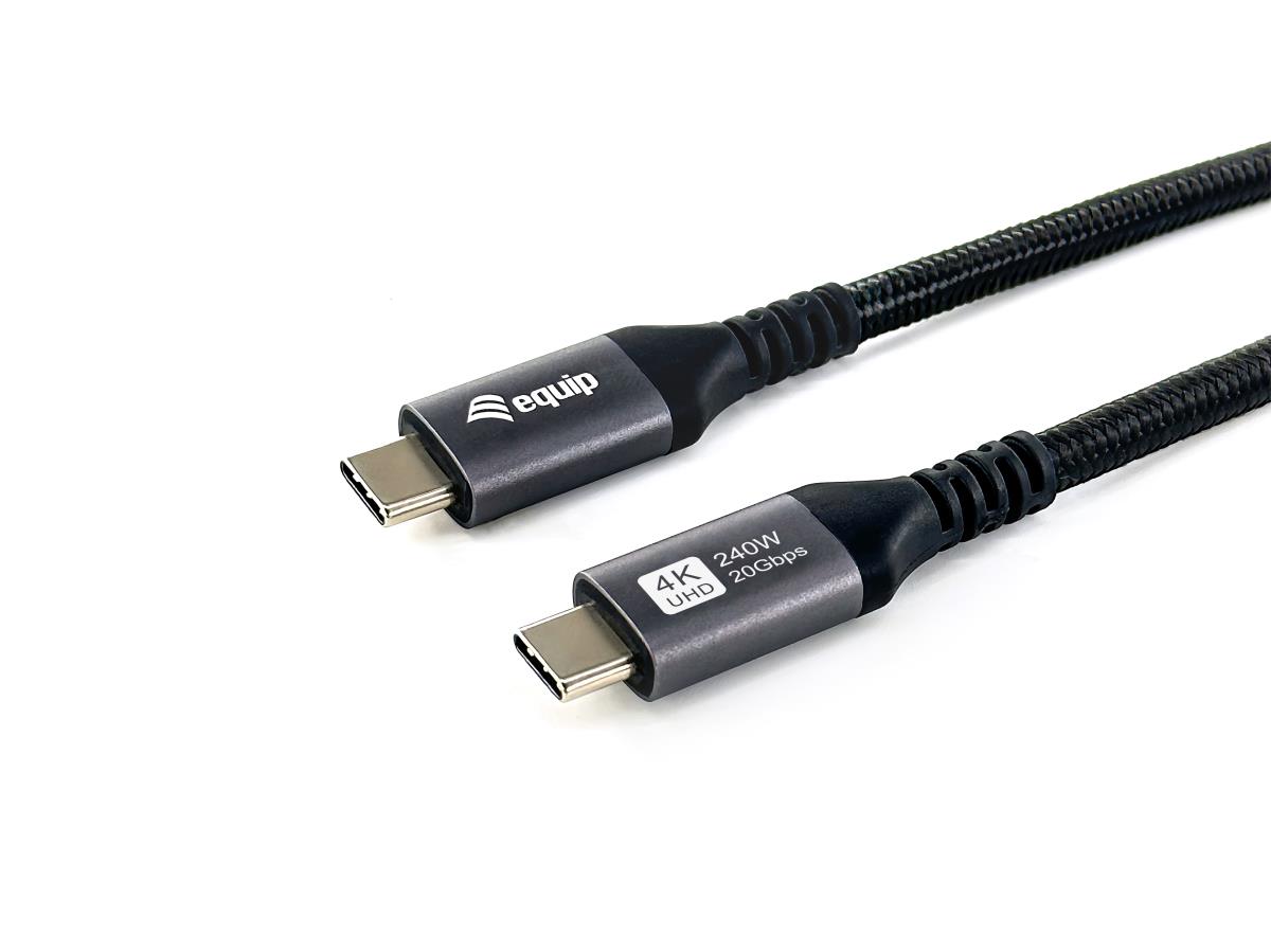 EU Product - Kabel USB-C4.0->C Gen2x2   PD100W St/St  3.00m schwarz thumbnail