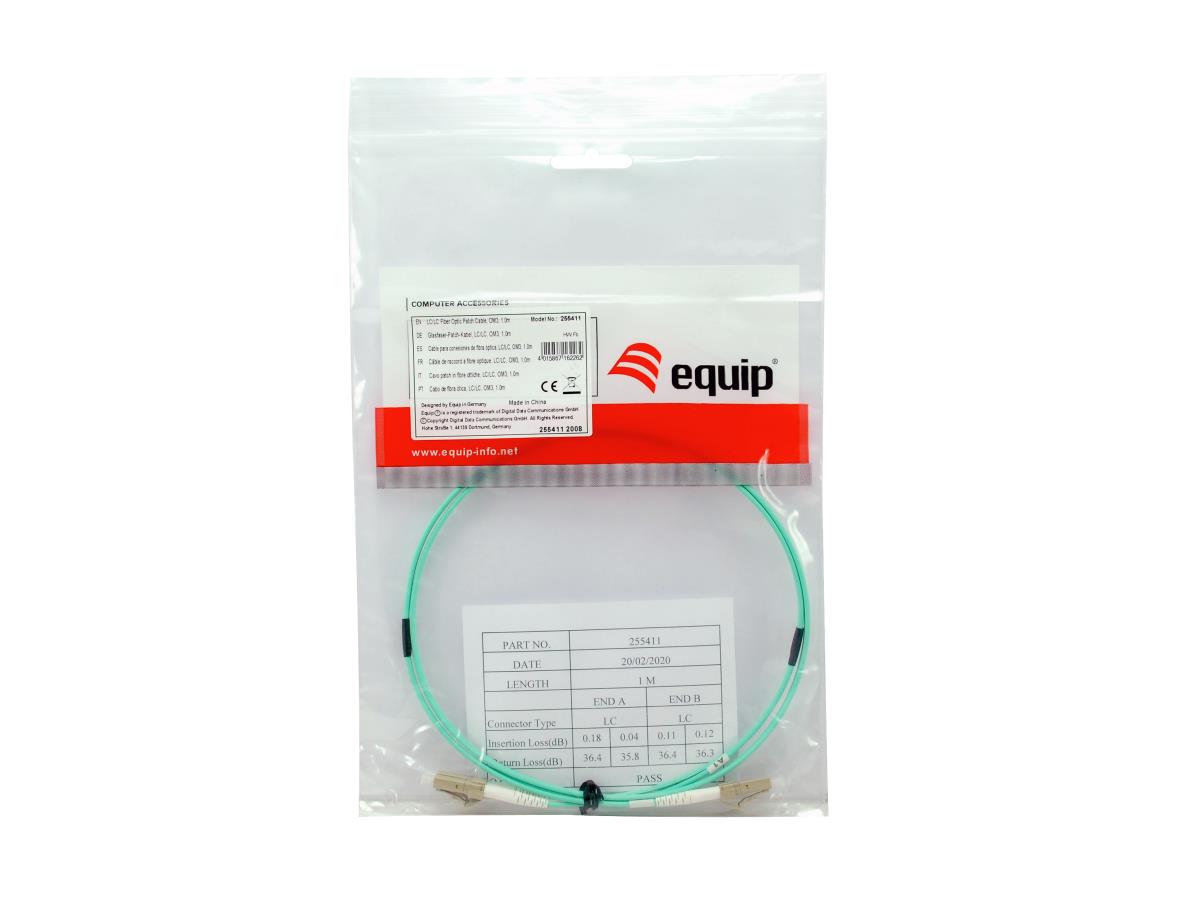 EU Product - Patchkabel LC->LC 35.00m Multimode  Duplex OM3  t�rkis thumbnail