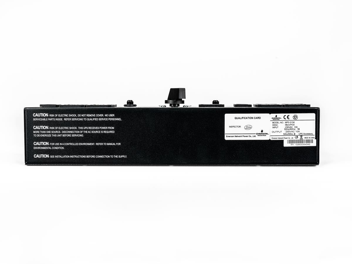 Liebert 2U MicroPod External maintenance Bypass for UPS PSI/PSI-XR/GXT3/4 up to 1.5kVA  19