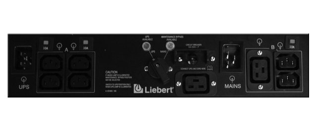 Liebert 2U MicroPod External maintenance Bypass for UPS  PSI/PSI-XR 2200VA and PSI/GXT3/4 for 3kVA  19