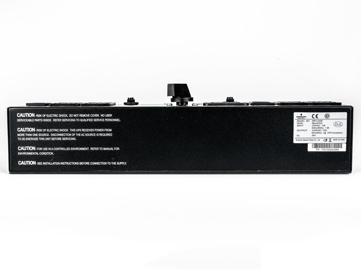 Liebert 2U MicroPod External maintenance Bypass for UPS GXT3/4 2KVA  19