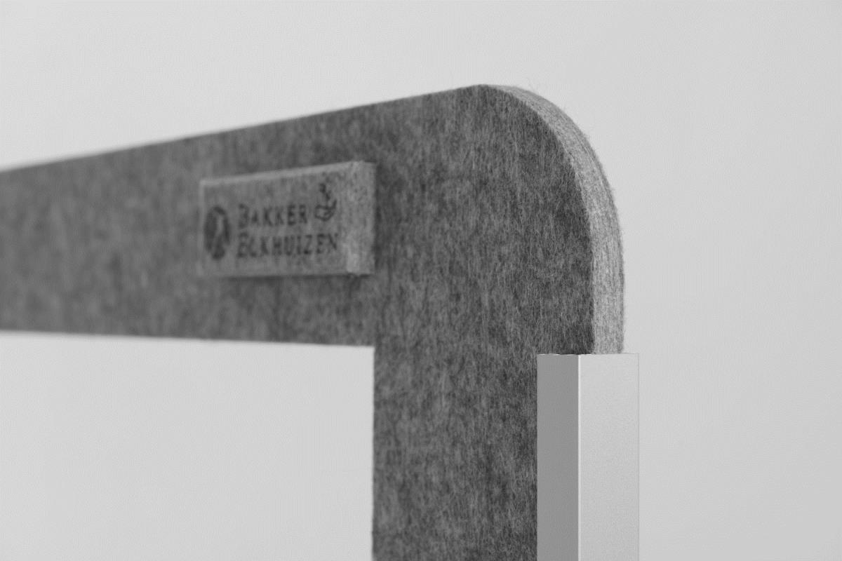EU Product - BakkerElkhuizen Seitenwand rund mit Acrylglasscheibe_ grau thumbnail