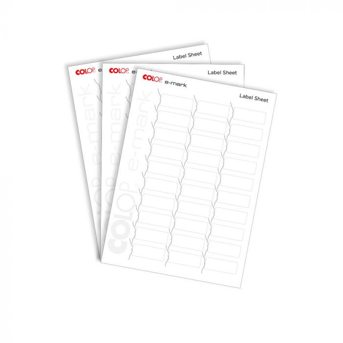 E-Mark Labels - 1 Pack of 10 A4 Sheets thumbnail