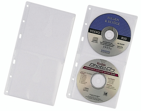 EU Product - CD-H�llen f�r 2 CDs/DVDs transparent 5 Stck thumbnail