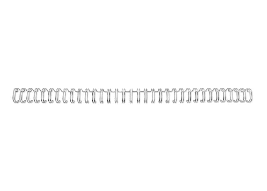 GBC WireBind Binding Wires 3:1 No7 11mm A4 Silver (100) thumbnail