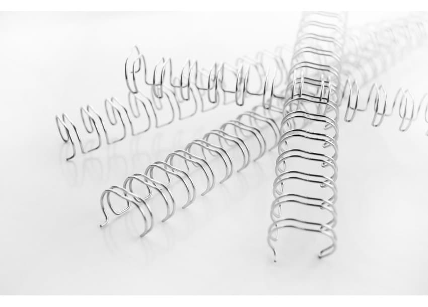 GBC WireBind Binding Wires 3:1 No7 11mm A4 Silver (100) thumbnail