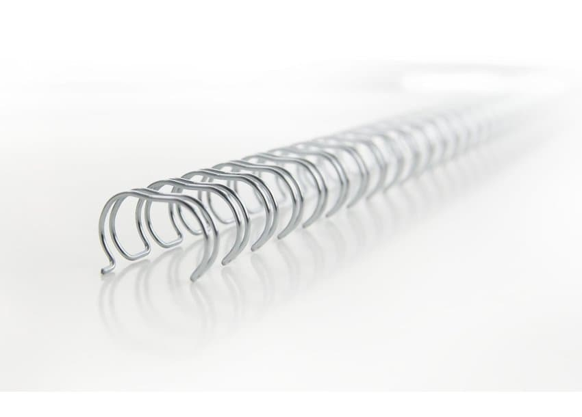 GBC WireBind Binding Wires 3:1 No7 11mm A4 Silver (100) thumbnail