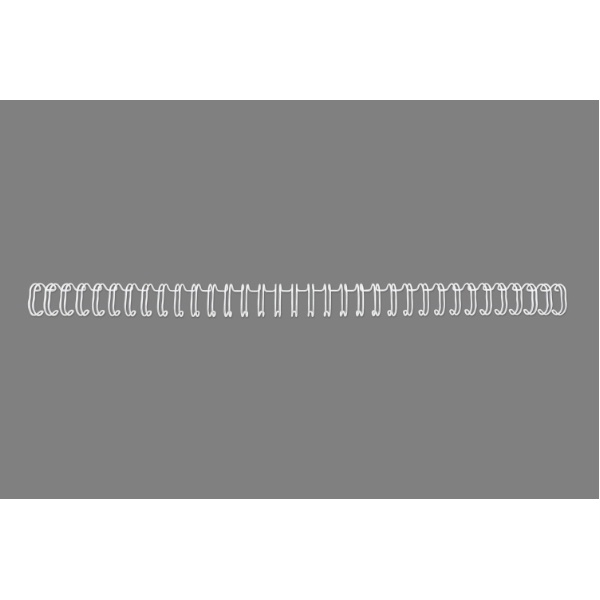GBC WireBind Binding Wires 3:1 No6 9.5mm A4 White (100) thumbnail
