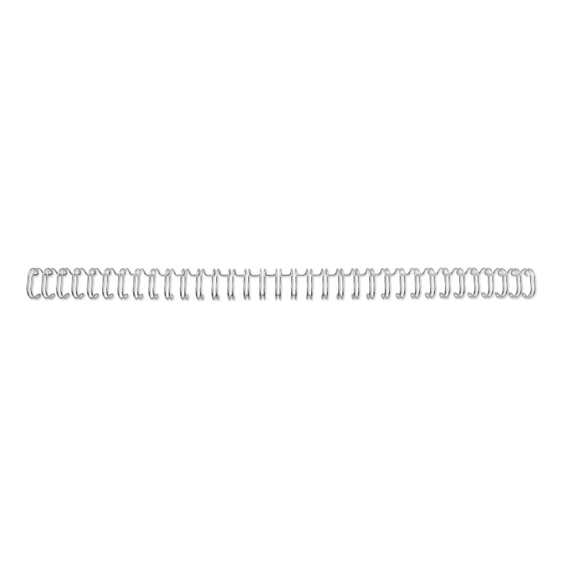 GBC WireBind Binding Wires 3:1 No8 12.5mm A4 Silver (100) thumbnail