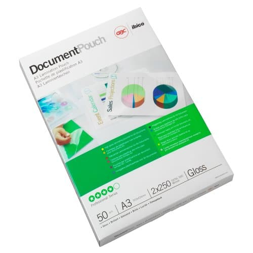3740450 A3 Gloss Document Pouch 250 micron 50Pk thumbnail