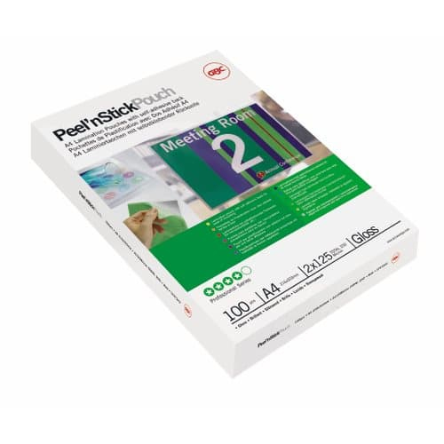 3747526 A3 Peel n Stick Gloss Pouch 75 Micron 25Pk thumbnail