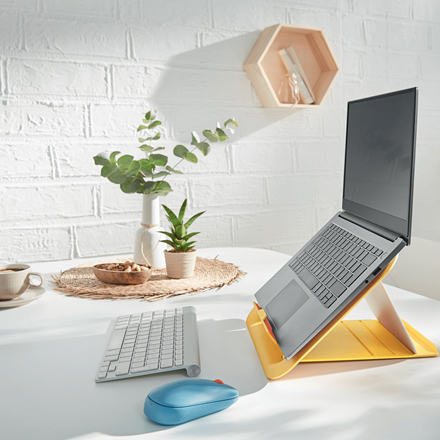 Cosy Adjustable Laptop Stand Warm Yellow thumbnail