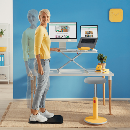Cosy Adjustable Laptop Stand Warm Yellow thumbnail