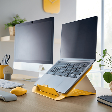 Cosy Adjustable Laptop Stand Warm Yellow thumbnail