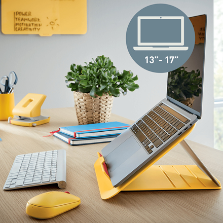 Cosy Adjustable Laptop Stand Warm Yellow thumbnail