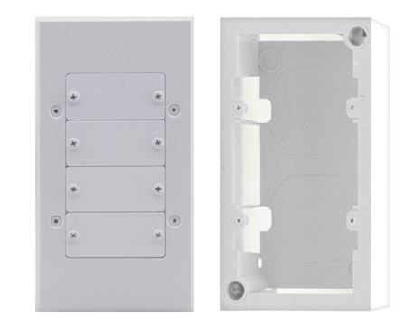 On Wall Box 2g 148x80x40mm thumbnail
