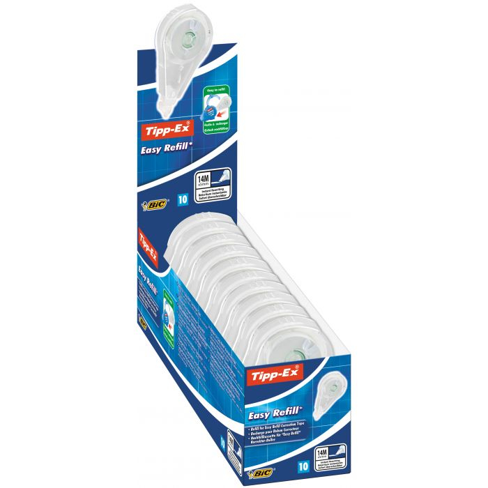 TIPP-EX ECOlutions Retractable mechanism Transparent, White 10 pc(s) thumbnail
