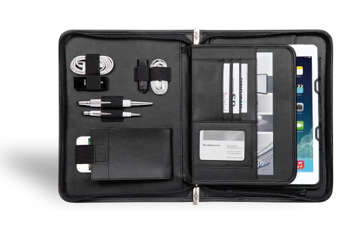 EU Product - Tablet Organizer A5 Elegance 9,7 bis 10,5 Zoll Schwarz thumbnail